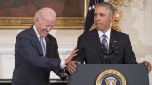 Joe Biden en Barack Obama