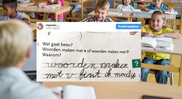 25 x hilarische antwoorden van kinderen op toetsvragen: 'Ik wil een beeter zeifer voor speling'