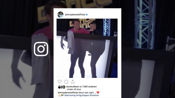 Johnny de Mol lijkt wel héél opgewonden door deze 'DanceSing'-kandidaat