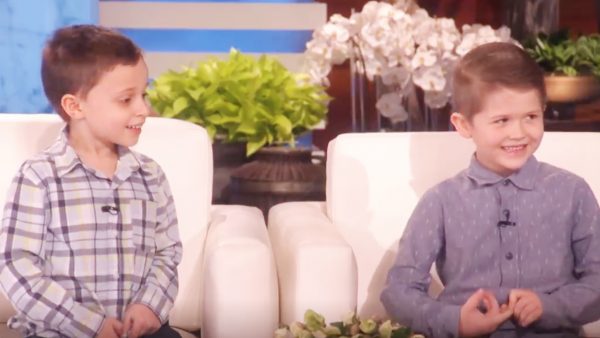 Het liefste interview ooit: deze twee (nogal intelligente) ukkies op de bank bij Ellen