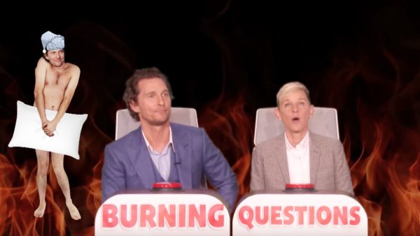 Acteur Matthew McConaughey bij 'The Ellen Show': 'Dit doe ik om m'n kinderen voor schut te zetten.'