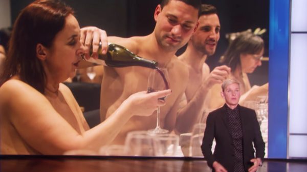 Dit zegt Ellen over 's werelds eerste 'all-nude' restaurant