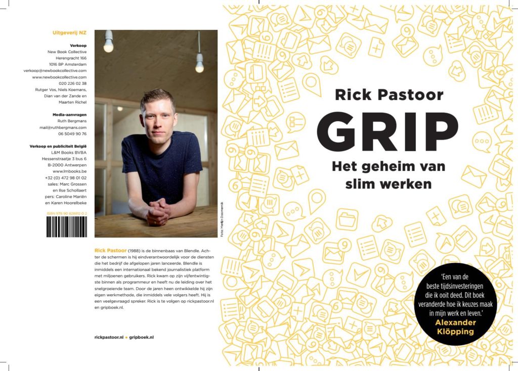 Boekomslag Grip Rick Pastoor