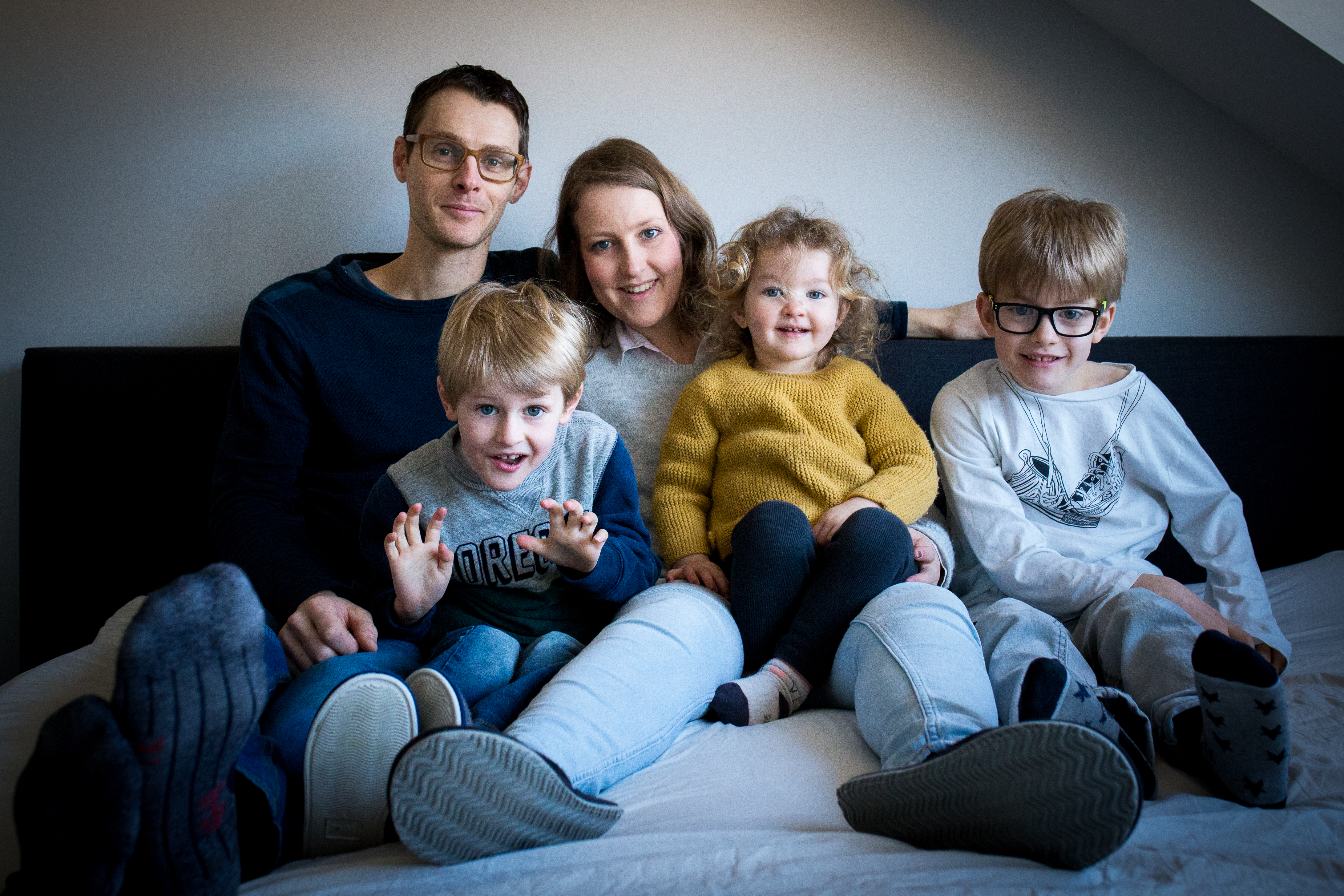 Het gezin nu - Suzanne beviel met haar twee zoontjes erbij