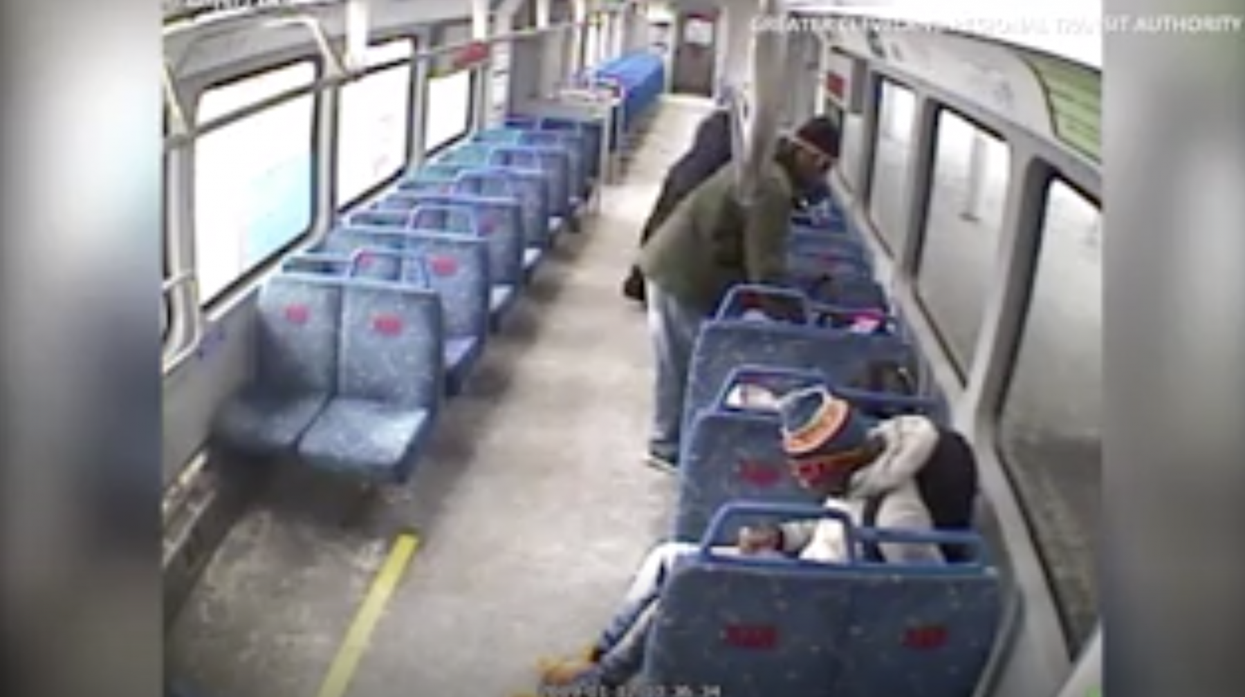 paniek in de trein