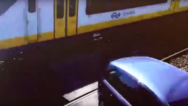 prorail trein auto