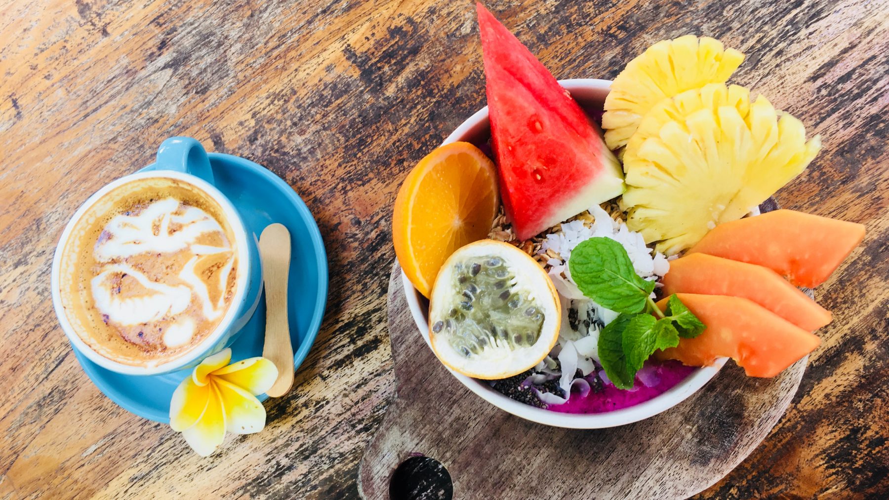 Smoothiebowl Shady Shack op Bali