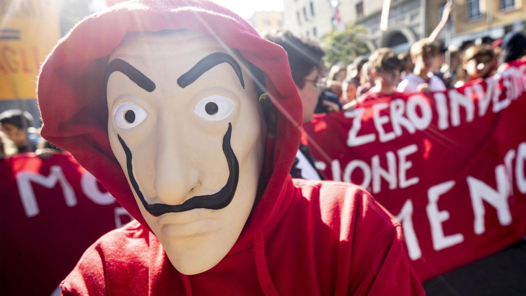 Carnaval casa de papel pak verboden
