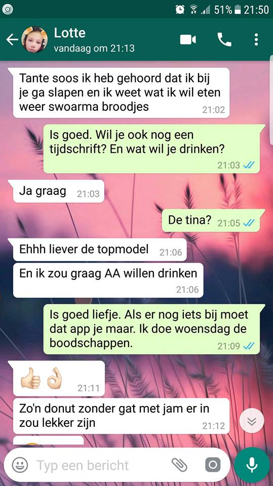 whatsapp gesprekken 