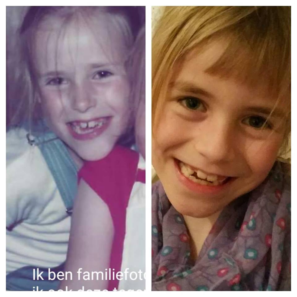 ouder kind twee druppels water lijken op elkaar