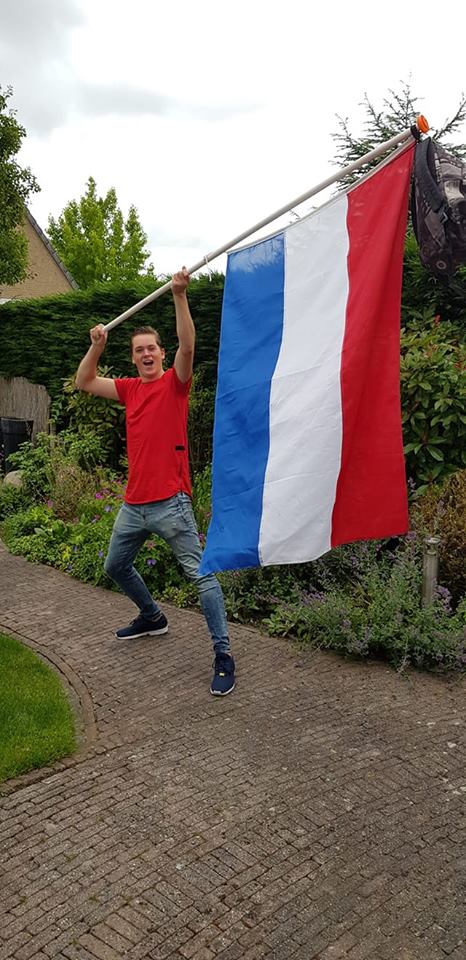 Mijn grote vriend super geslaagd!