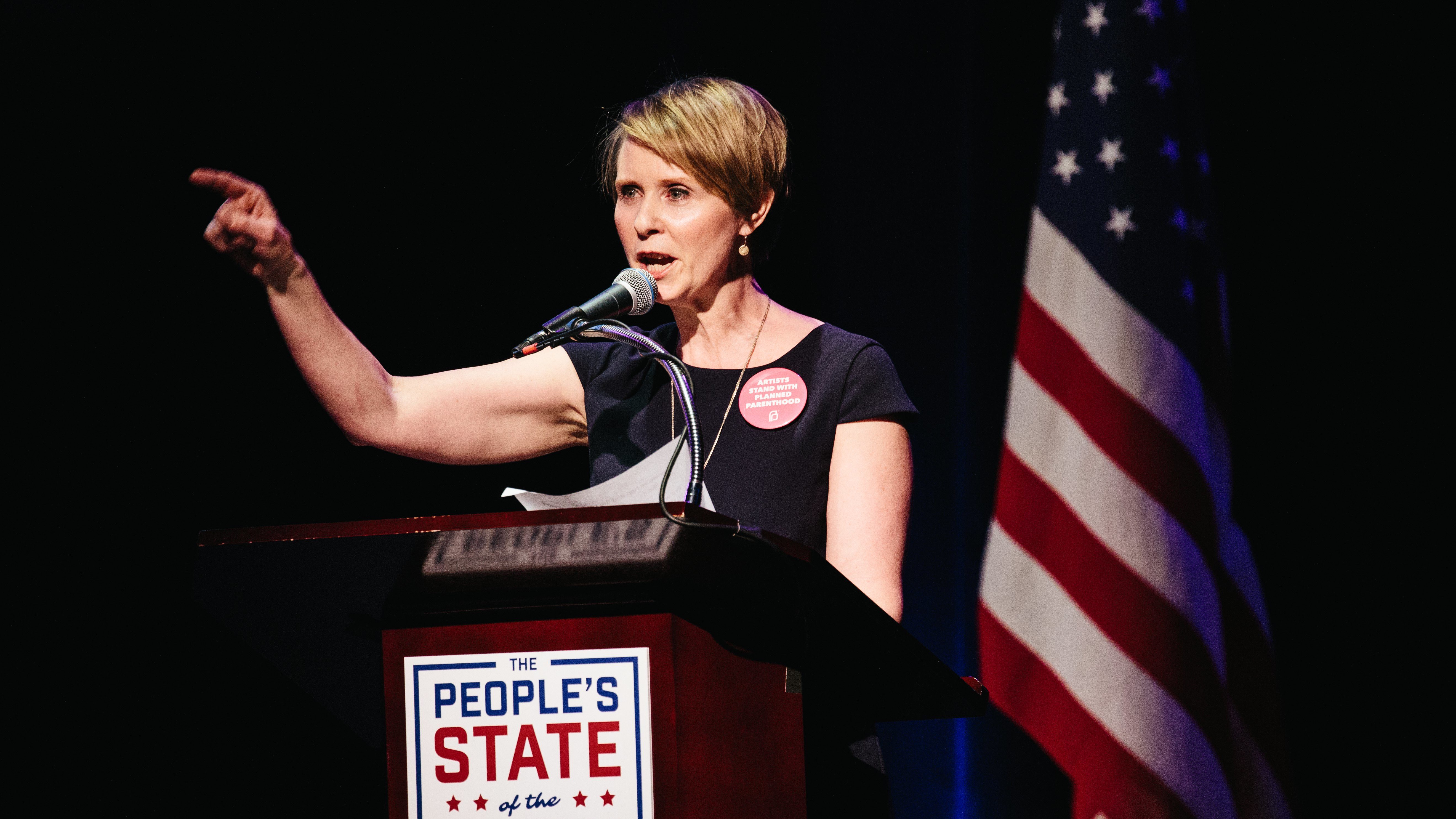 cynthia nixon politiek