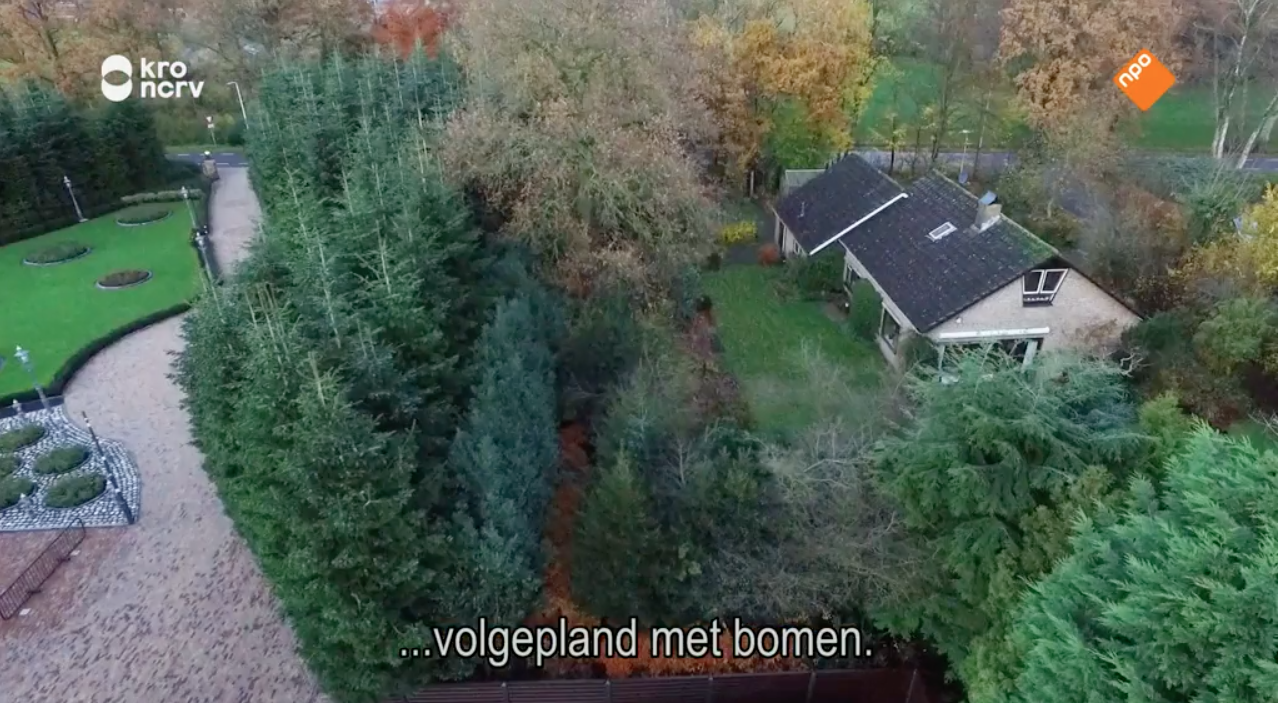 De Rijdende Rechter bovenaf