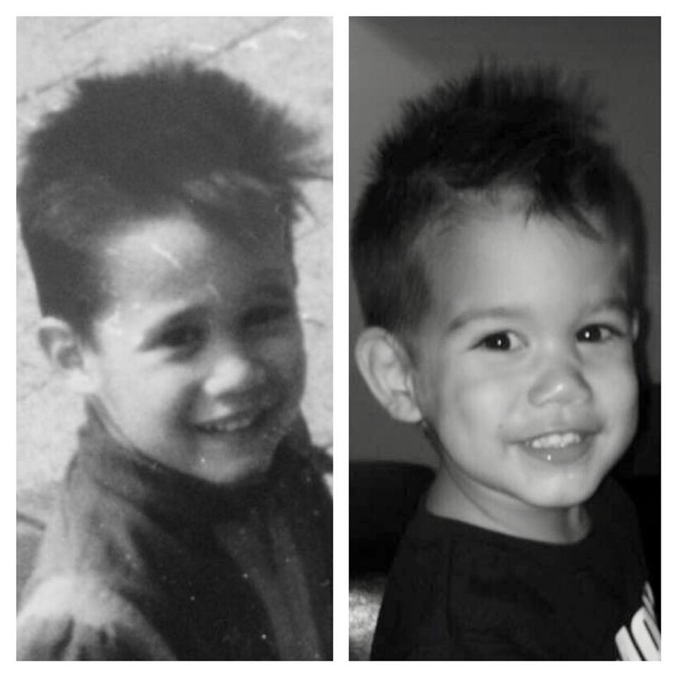 ouder kind twee druppels water lijken op elkaar