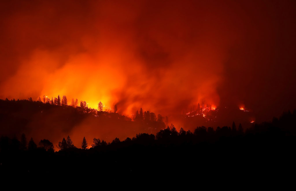 Bosbranden California