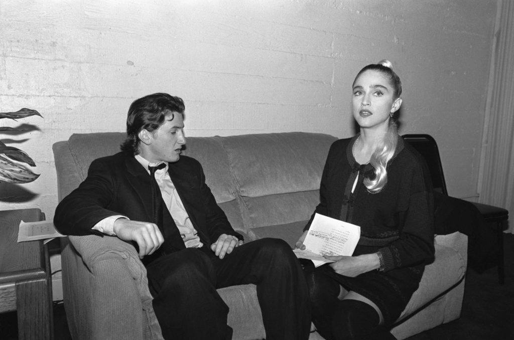 Sean Penn and Madonna