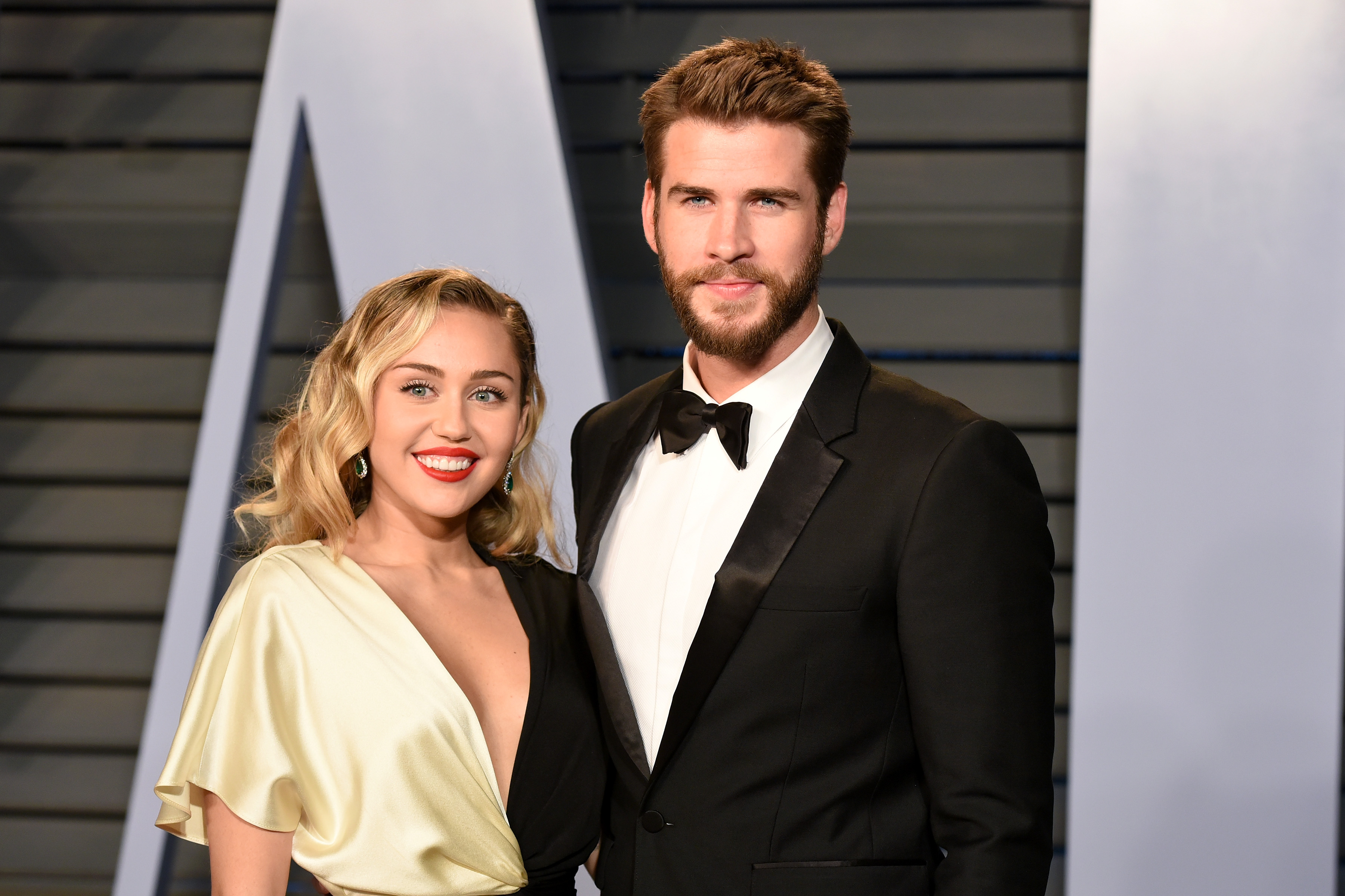  Miley Cyrus and Liam Hemsworth
