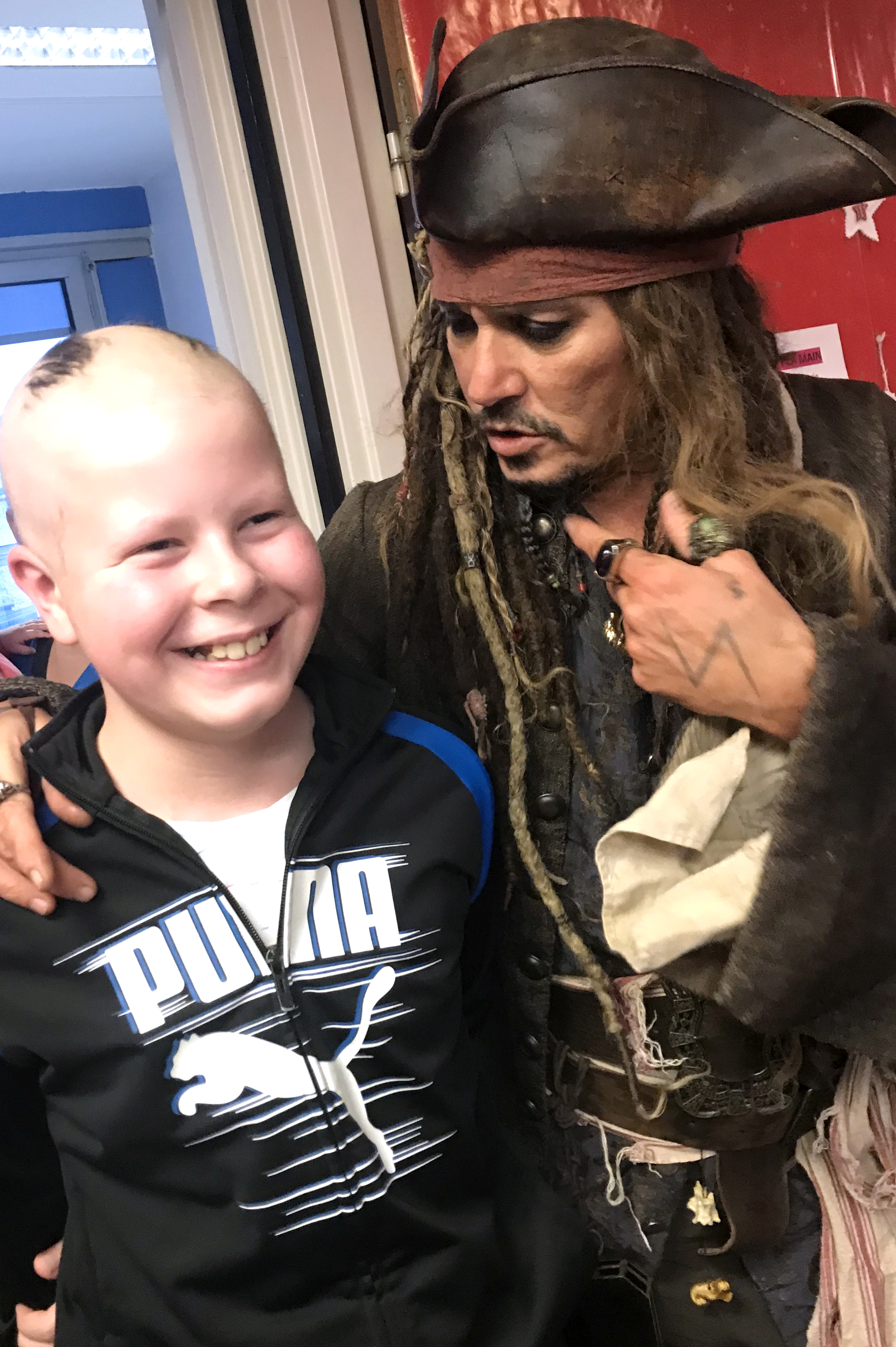 Jack Sparrow ziekenhuis 