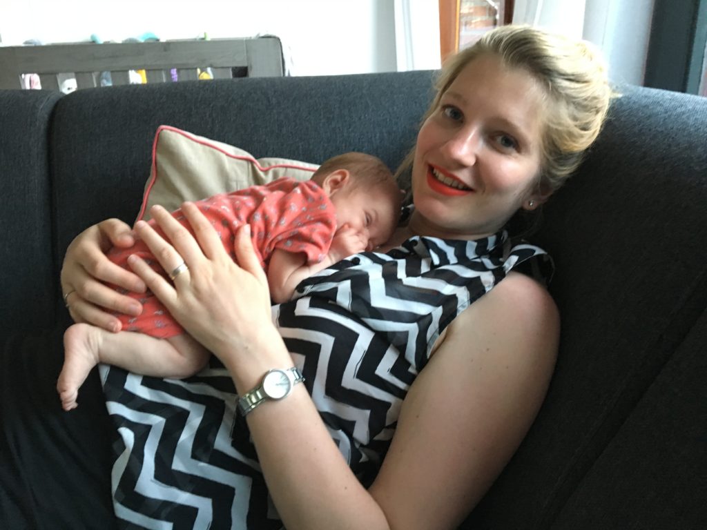 Gabriella en Mae, 2 maanden oud - Zwanger na aanslag in Nice