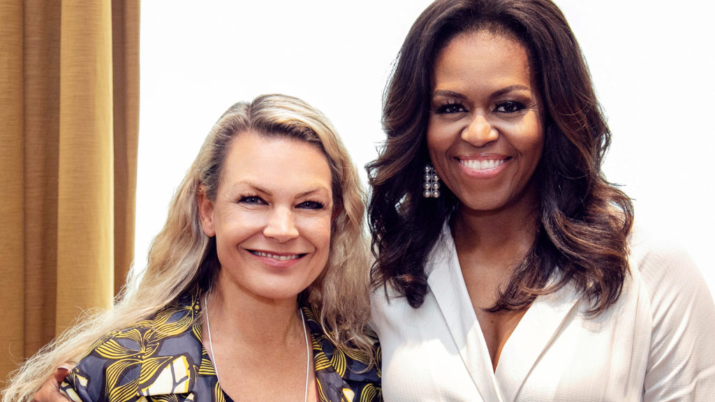 Michelle Obama en Jildou van der Bijl, interview LINDA.