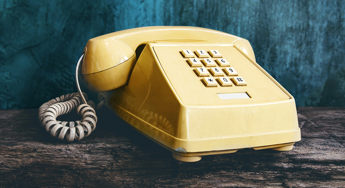 Nostalgie oude telefoon
