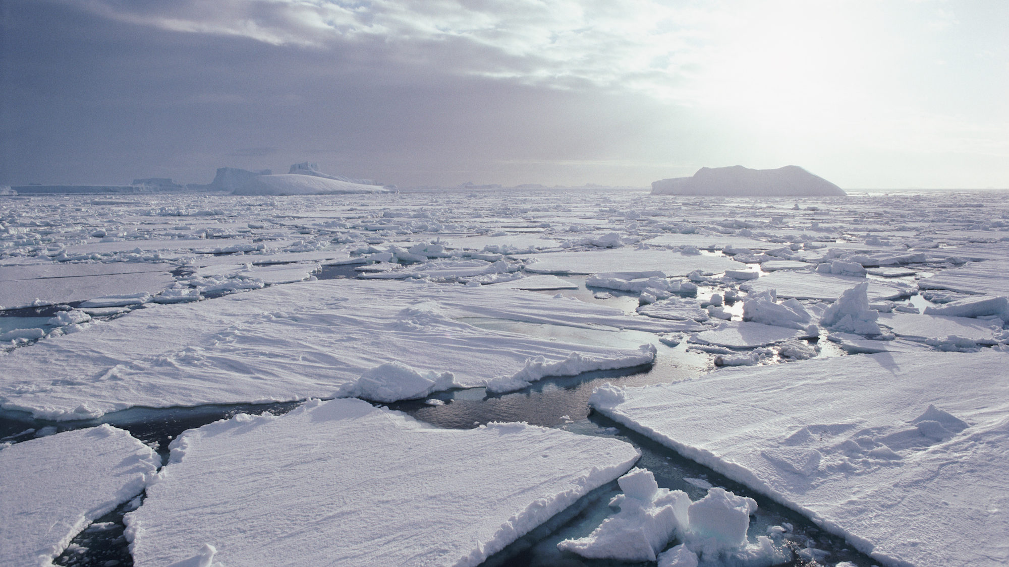 ijs smelt in Antartica