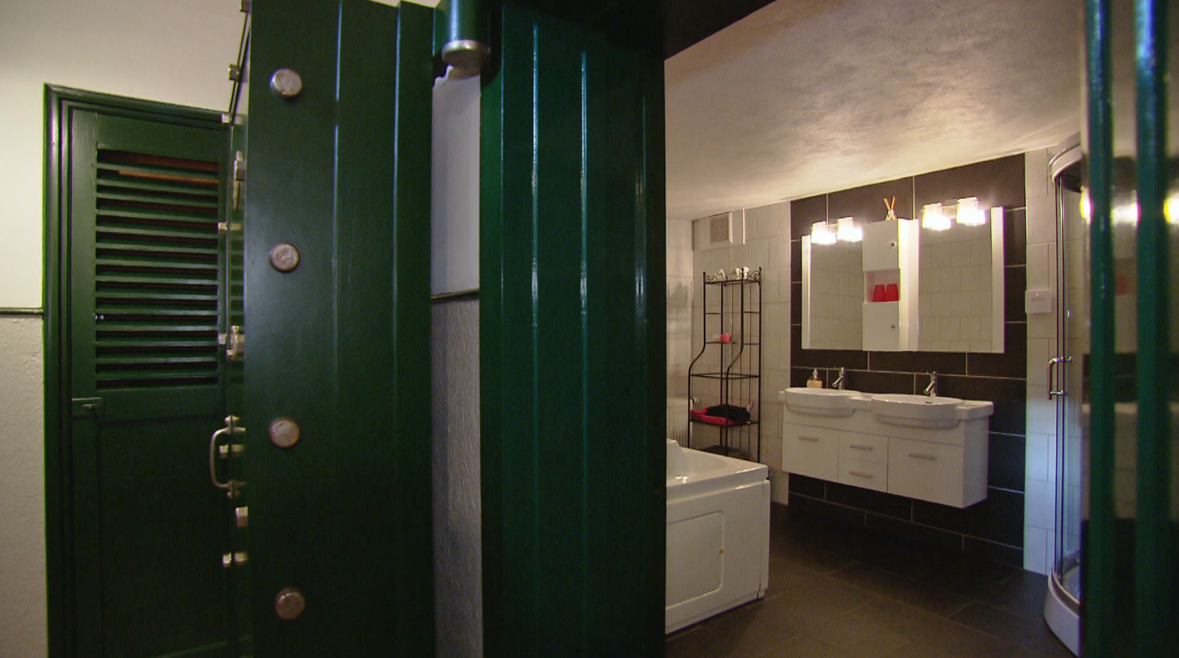 B&B met badkamer in kluis