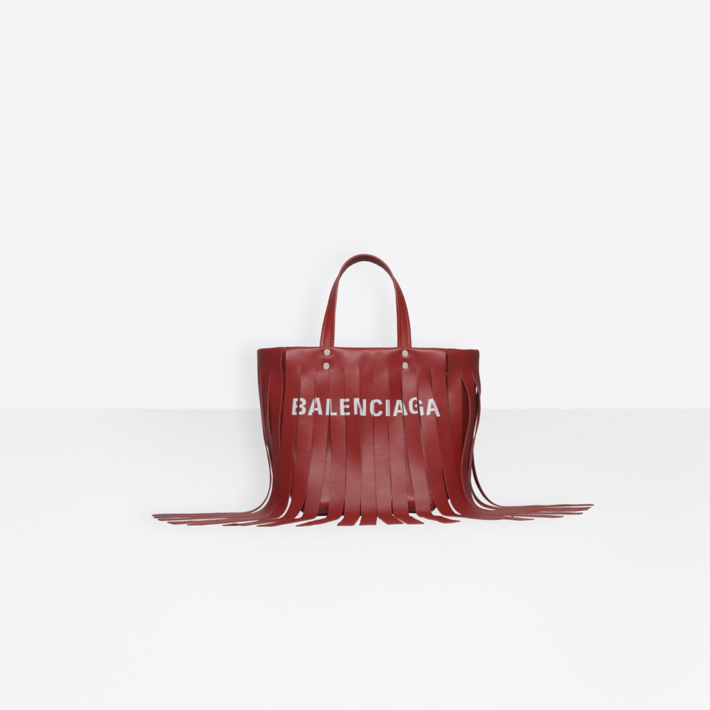 balenciaga tas trend franje