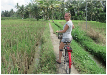 vakantieliefde, Bali, fiets