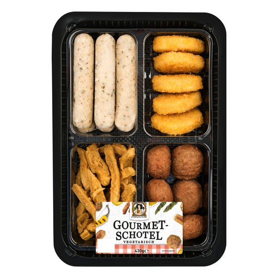 Vegetarisch gourmet schotel Albert Heijn slager