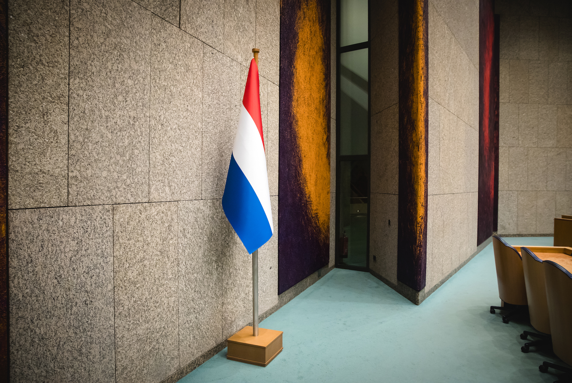 Oude vlag Tweede Kamer