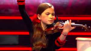 Thumbnail voor Adinda (10) blaast jury en kijkers 'HGT' omver met vioolspel: 'Wonderkind'