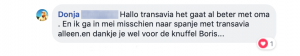 Micks reactie