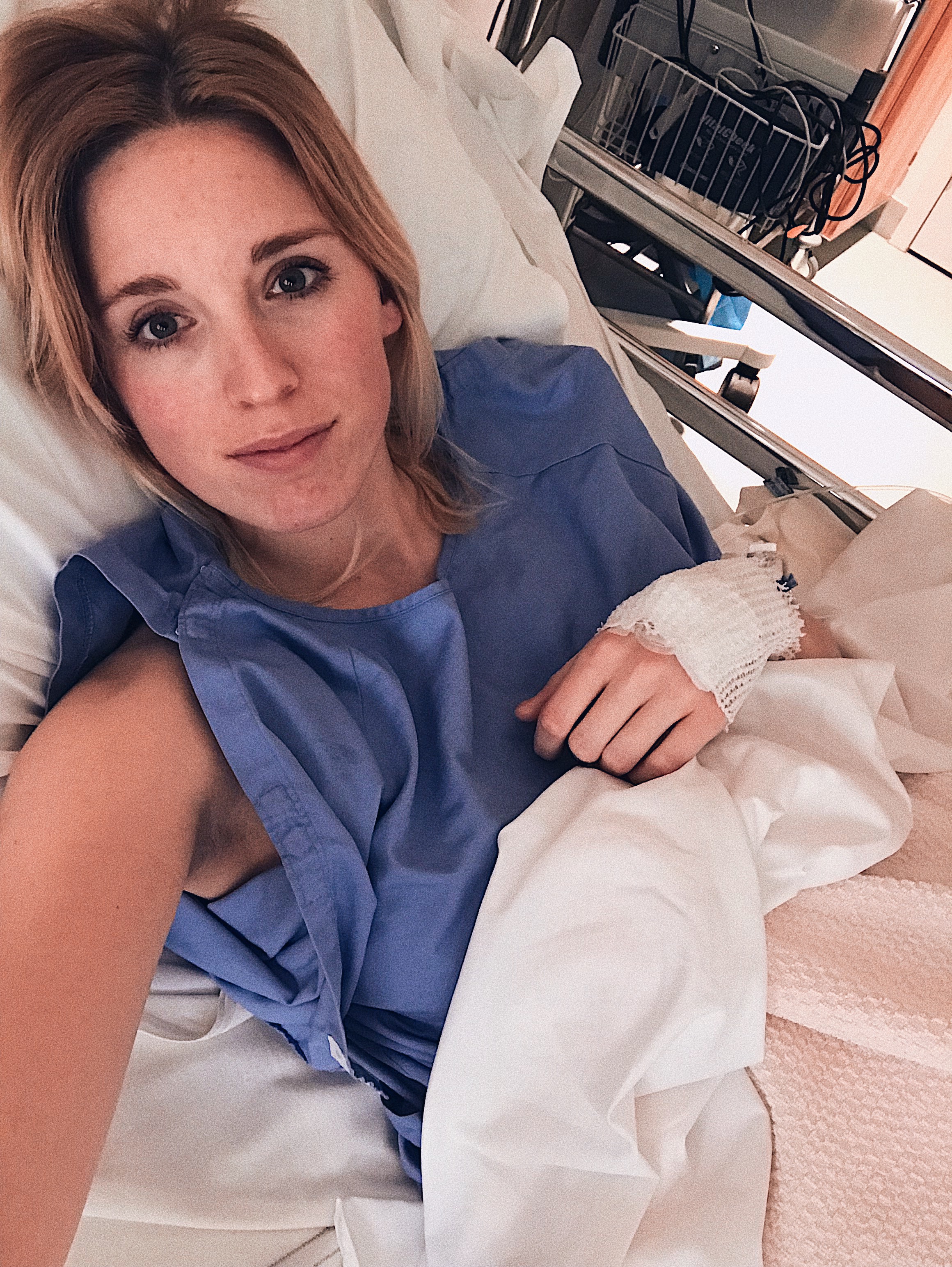 Megan na de operatie voor tweeling transfusie syndroom - Megan vindt het hebben van een tweeling geweldig