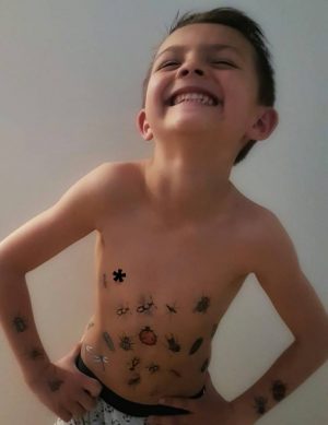 Insectentattoo van de albert heijn