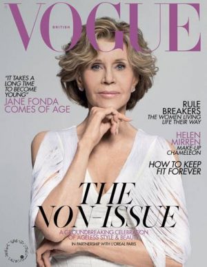 Britse Vogue met Jane Fonda op cover