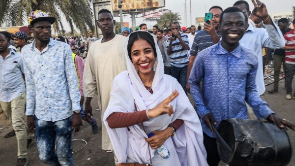 Soedanse Alaa Salah is vrijheidsbeeld Soedan