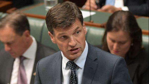 Angus Taylor geeft zichzelf compliment