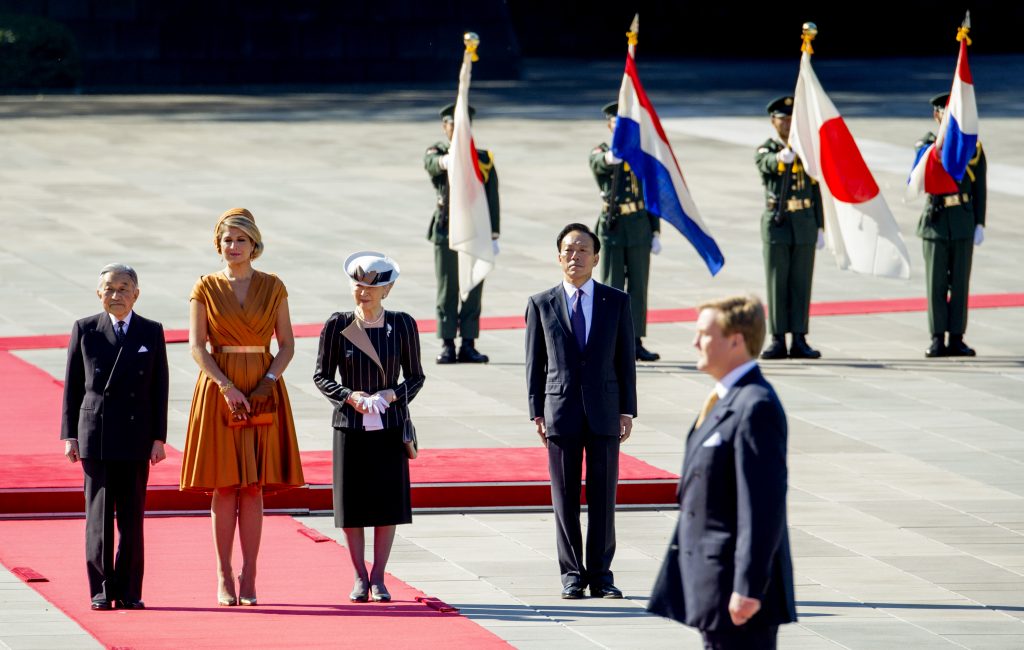 Koningspaar op staatsbezoek naar Japan