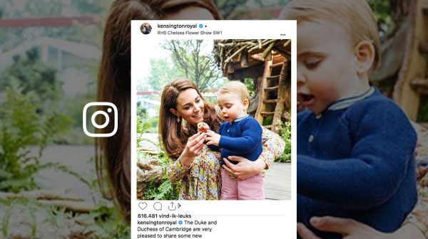 William en Kate delen foto's van gezinsuitje naar natuurtuin