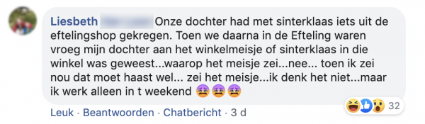 Liesbeths facebookpost