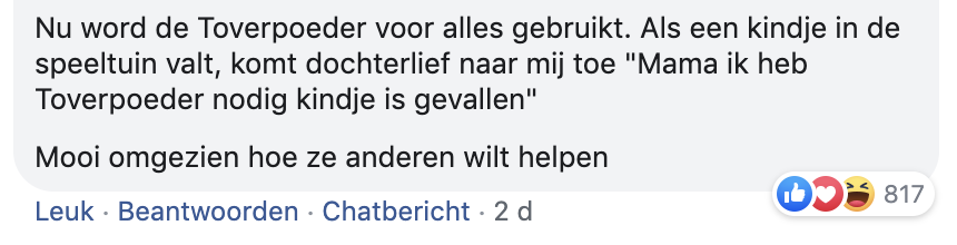 reactie postbezorger kindje gevallen