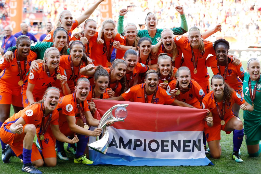 Nederlands vrouwenelftal voetbal wonnen EK