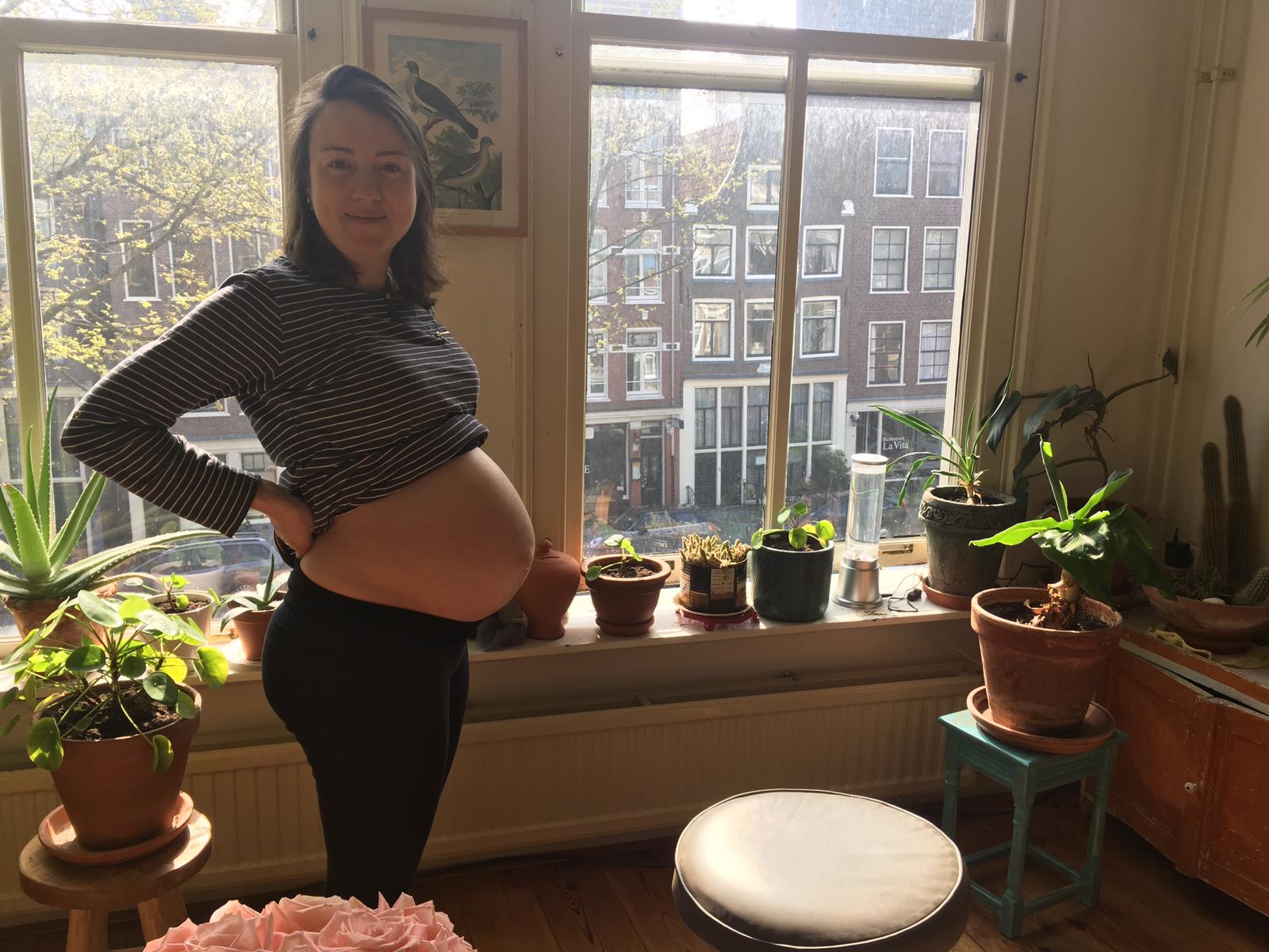 Laura 36 weken zwanger