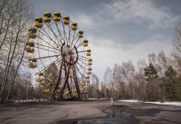 Selfie bij Tsjernobyl