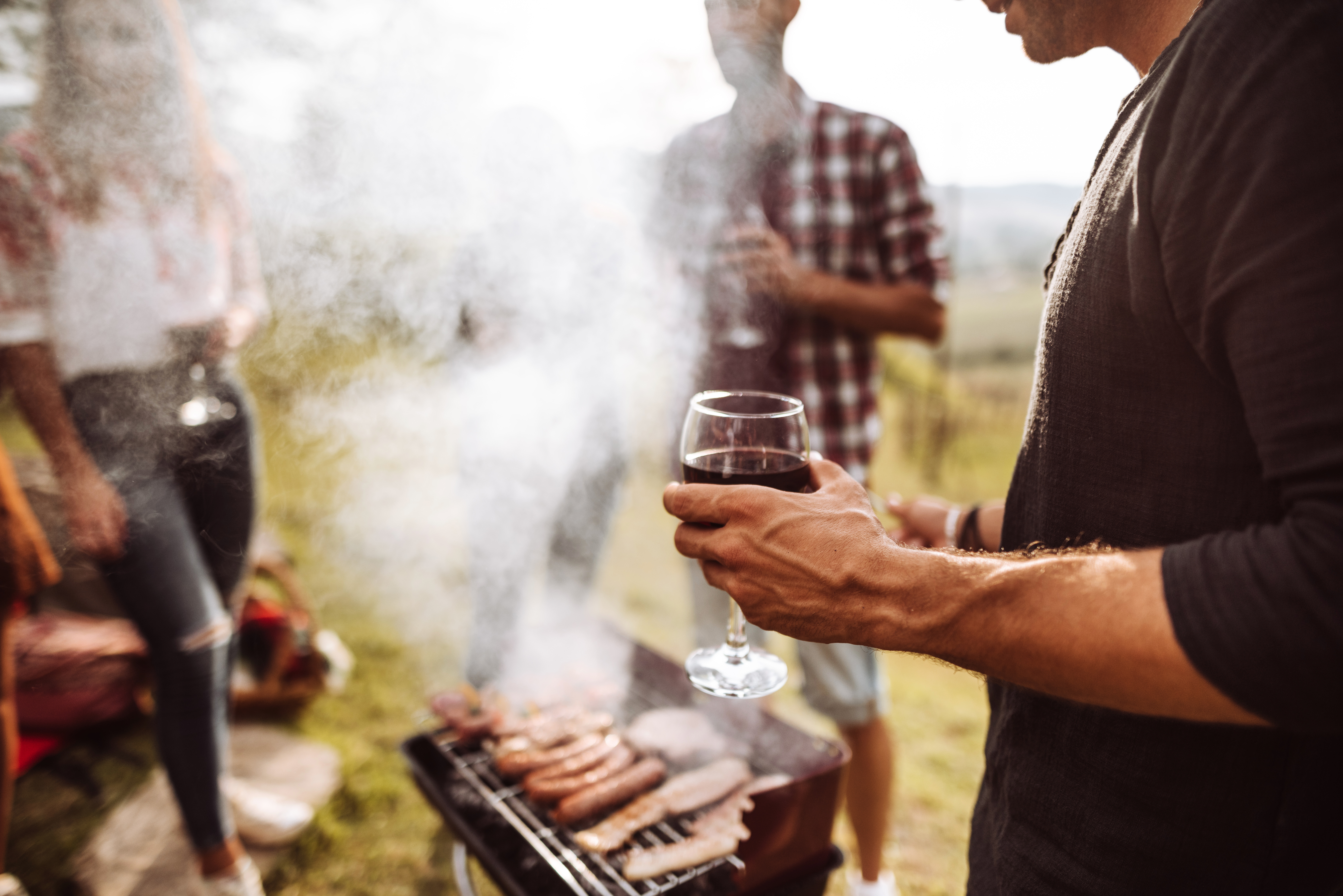 Bbq in het park