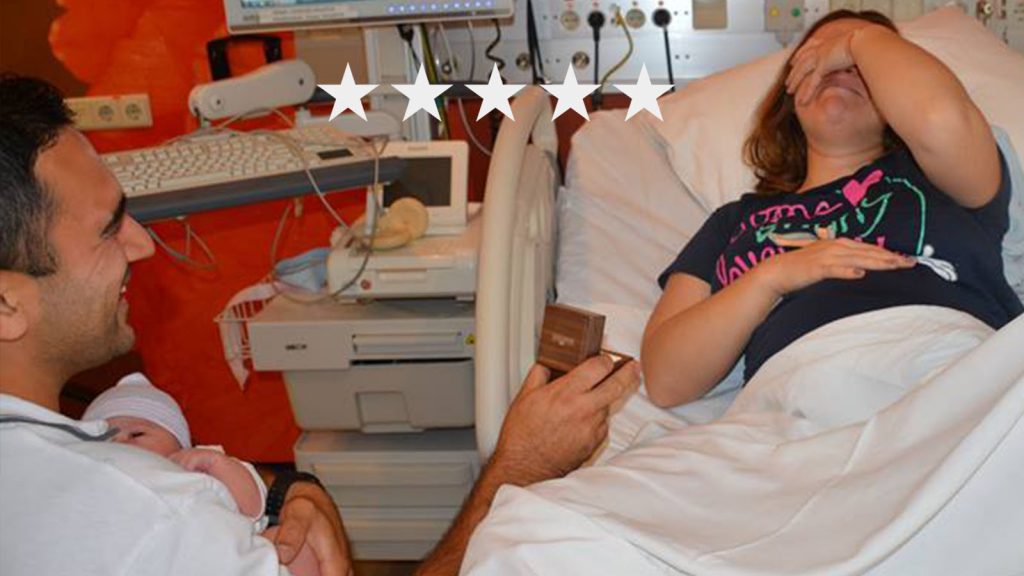 Iliana verloofd bevalling werpsterren