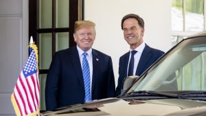 Premier Mark Rutte bezoekt Trump voor de tweede keer in het Witte Huis
