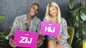 Thumbnail voor 'Love Island'-koppel Denzel en Aleksandra in 'HIJ/ZIJ': 'We zijn vrij bezitterig'