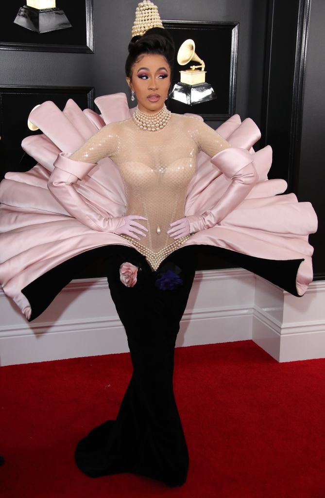 cardi b in mugler